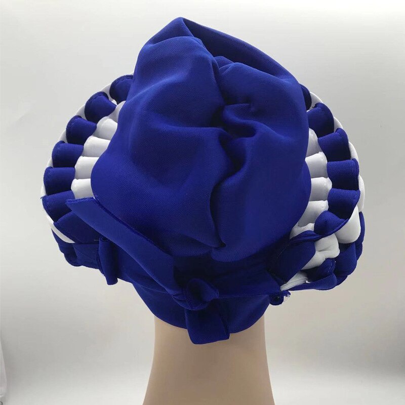 Casquette de gel africain à la , couvre-chef déjà fait, couvre-chef de mariage nigérian, Auto Gele afrique prêt à porter, turban couvre-chef