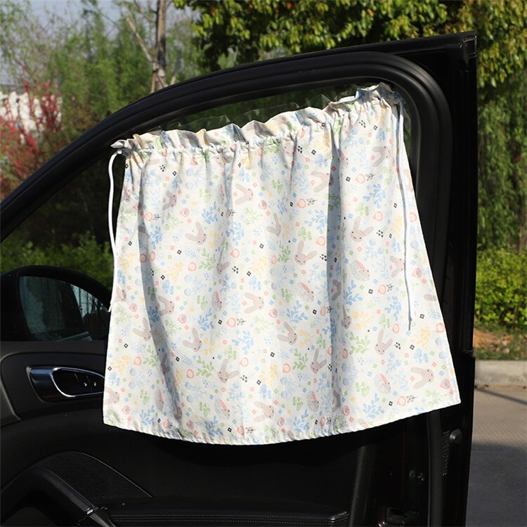 Pare-soleil pour pare-brise de voiture, rideau pare-soleil de voiture, joli pare-soleil de voiture imprimé, pare-soleil de voiture de dessin animé mignon, pour fenêtre arrière: 10