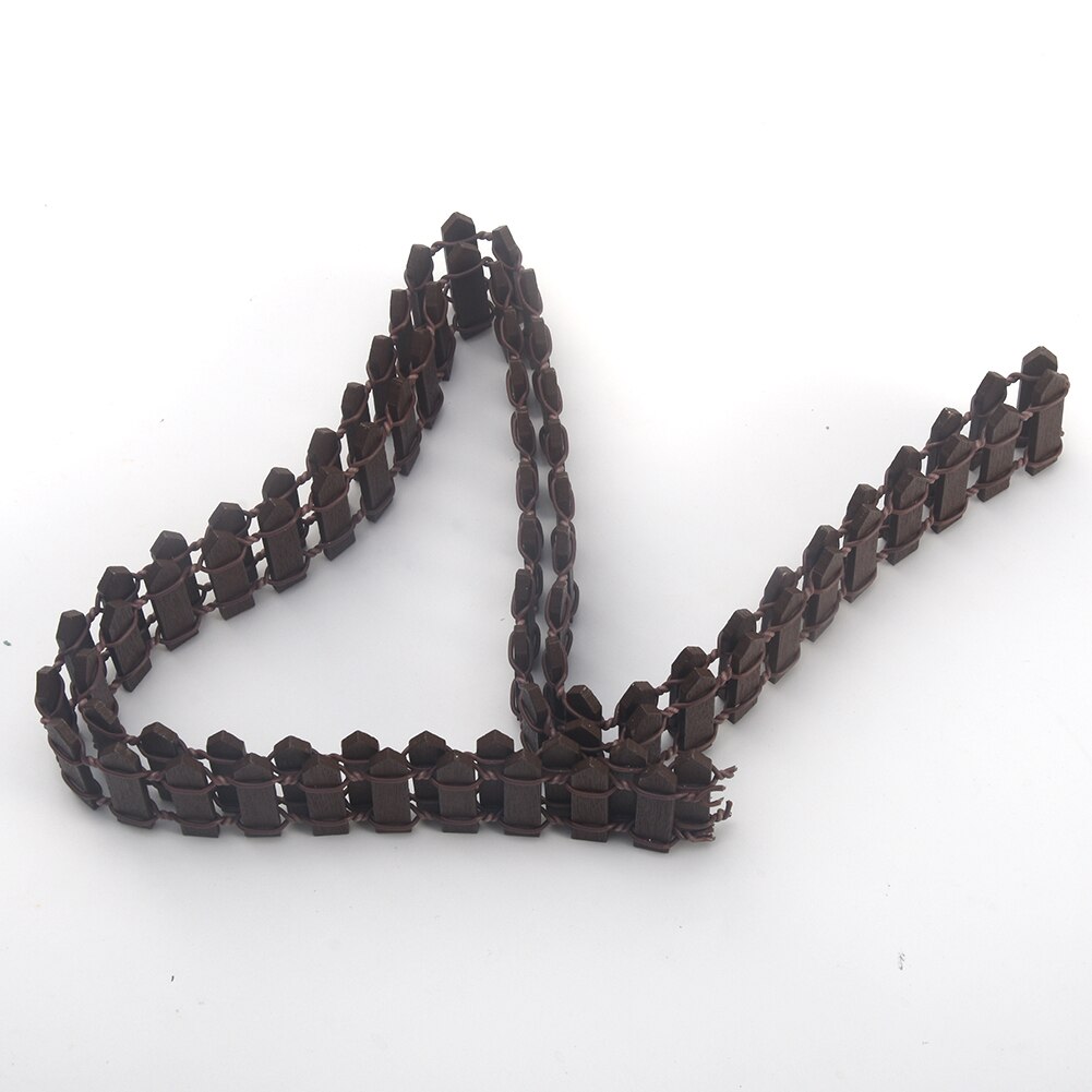 Garden Decoration Miniature Craft Mini Fence Succulent Plants Wooden Barrier Paling DIY Branch Potted Small Hand-painted: Coffeex1pc 5cm