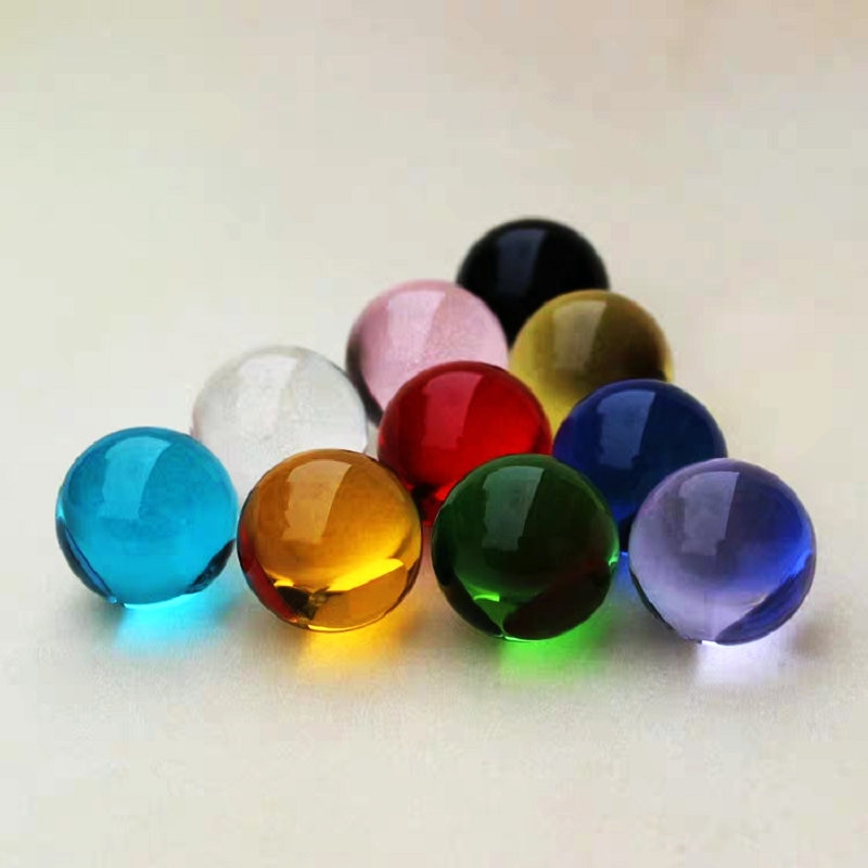 30mm Kleurrijke crystal ball fotografische ornament magic glazen bol voor souvenir woondecoratie