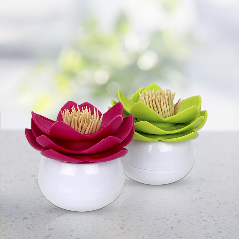 Lotus bomuldspindeboks lotus bomuldsknop holder base værelse dekorere / lotus tandstikkere holder tandstikkeretui