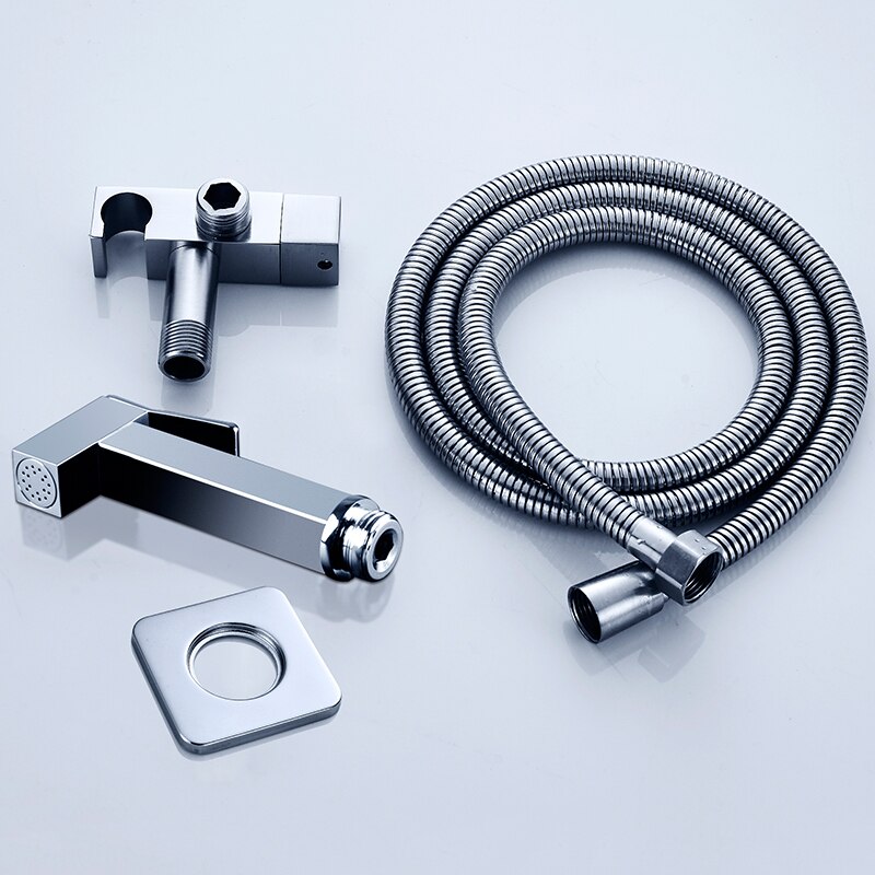 ULGKSD Bidet Kranen Chrome Messing Sproeier Nozzle en Koud Water Para