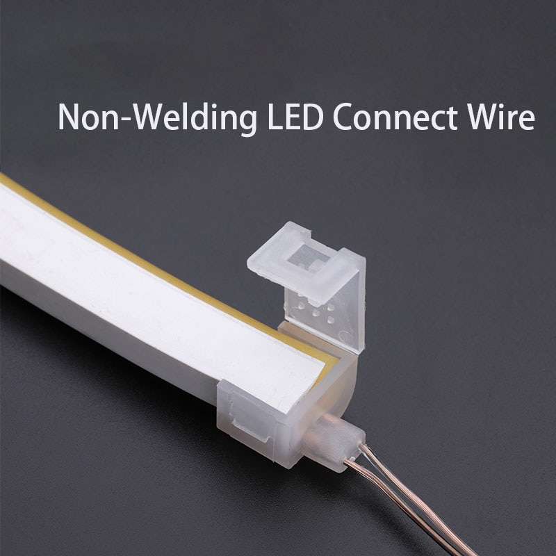 12V Niet-Lassen Led Verbinding Wire Neon Led Strips Mid Verbinding Connectors Flexibele Led Strip Installatie Accessoires