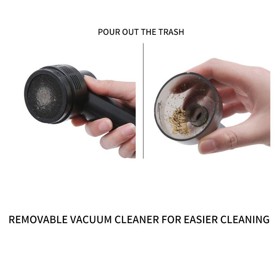 Mini USB Wireless Charging Car Vacuum Cleaner Portable Handheld Dual-use Computer Keyboard Powerful