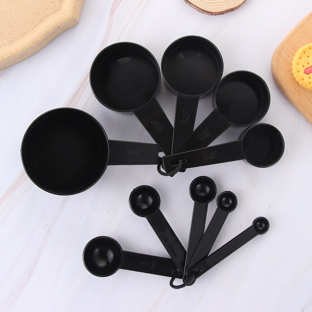 1PC Kitchen Measuring Spoons With Scale Plastic Measuring Cup Flour Scoop Household Cups Baking Supplies Cooking Gadgets