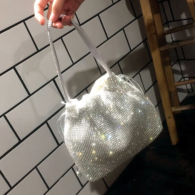 Diamante bolsa de design de cristal do vintage saco de noite festa de casamento noiva embreagem saco de veludo bolsa strass sacos de ombro borla