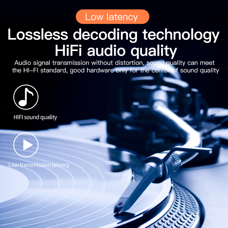 Bluetooth 5.3 Receiver Transmitter Stereo Low Latency AUX 3.5mm Jack Optical Wireless Music Audio Adapter Remote Control For TV