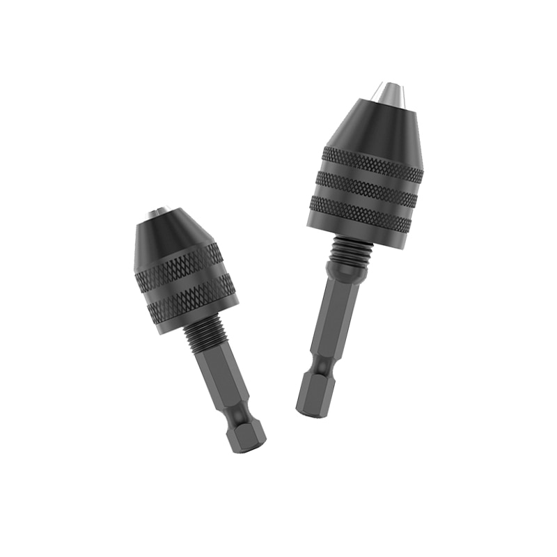 Charpentier hexagone forets adaptateur sans clé arbre mandrin pince moteur électrique arbre Mini mandrin montage 1/4 ''Hex tige perceuse mandrin