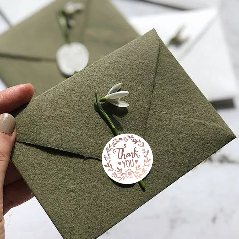 Danke Aufkleber für Umschlag Versiegelung Etiketten Briefpapier liefert handgemachte Hochzeits Dekoration Aufkleber Geburtstags feier