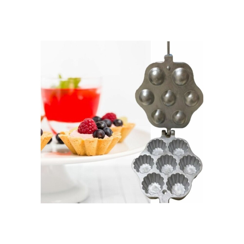 Plaque de cuisson en fonte d&#39;aluminium, Tartolet, antiadhésif, résistant au feu, ustensile de cuisine, pâtisserie,
