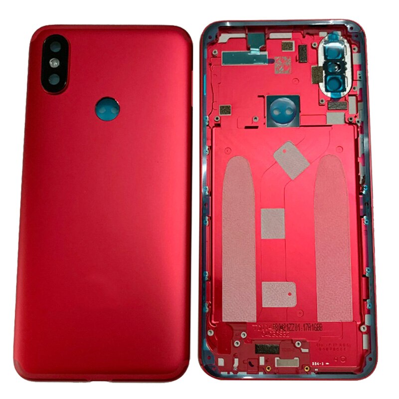 Batterij Cover Achterdeur Terug Behuizing Case Voor Xiaomi Mi A2 Mi A2 Lite Batterij Cover + Power Volume Knop