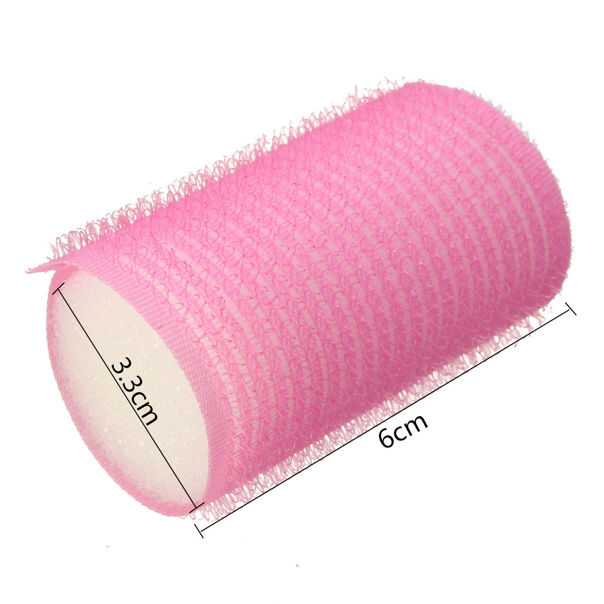 Pink lilla bløde skum curlere 10 stk hårruller curling til kvinder sovende gør-det-selv hår curlere selvgreb til langt/kort hår