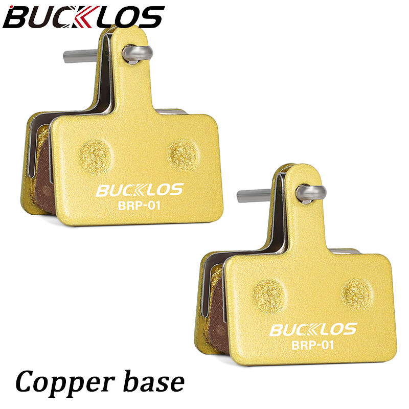 BUCKLOS Fit B01S pastilla de freno de disco resina semimetálica cerámica pastillas de bicicleta pastillas de frenos hidráulicos para SHIMANO MT200 MT400: Verde claro