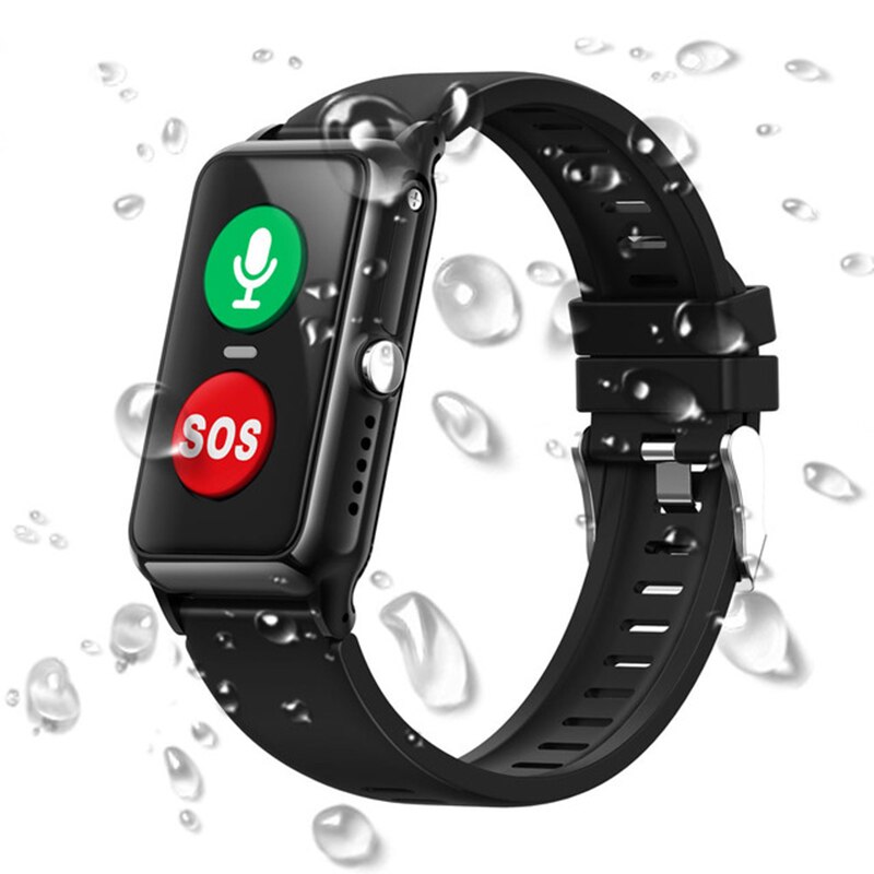 GSM GPRS GPS ancianos niño SOS botón alarma de emergencia seguimiento en tiempo Real ritmo cardíaco monitoreo de la presión arterial