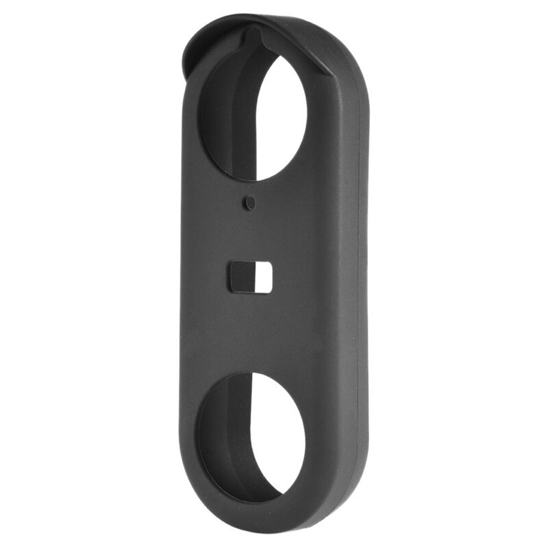 Silicone Case for Google Nest Hello Doorbell Cover (Black) - Full Protection Night Vision Compatible: Default Title