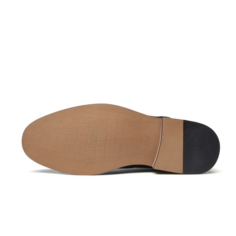 Misalwa full brogue gentleman klänning skor spetsiga snörning kontor företag bröllop kostym skor retro bruna pu läder skor