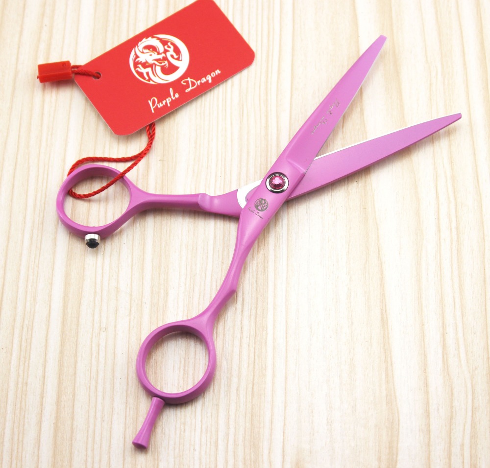 TOPPEST – ciseaux de coiffure rose, 510 #, 5.5 pouces, JP 440C 62HRC, pour la maison et le Salon, ciseaux amincissants