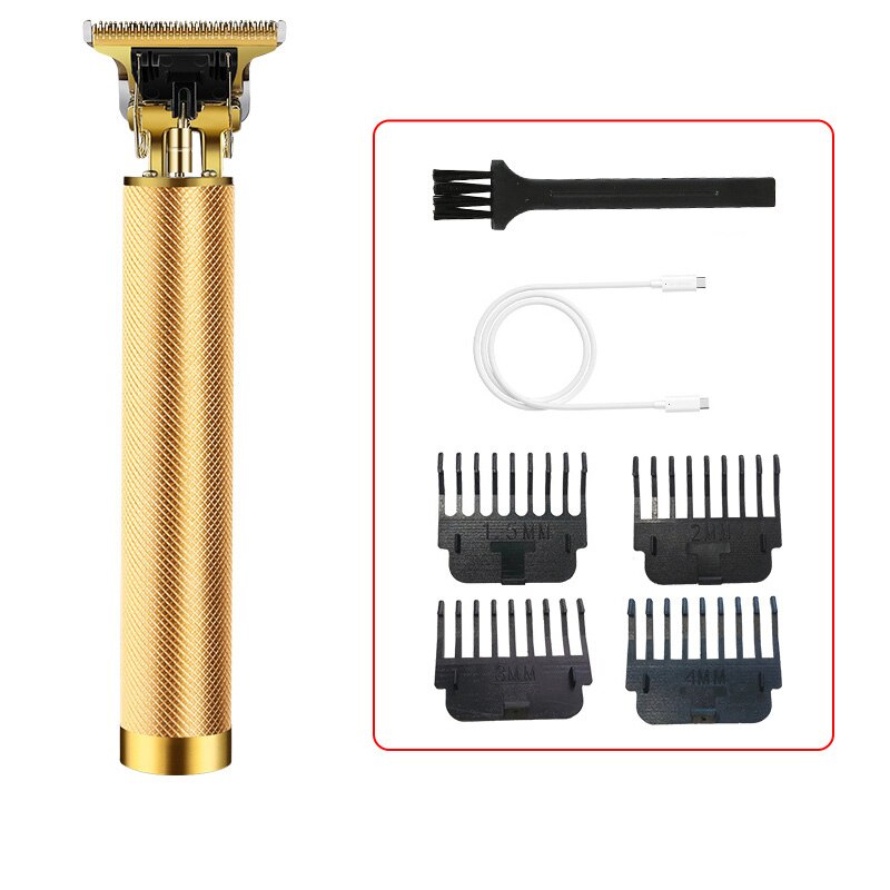 Hair Cutting Machine Hair Trimmer for Men Electric Hair Clippers Beard Barber Shaver Tondeuse Homme Haircut Styling: Gold