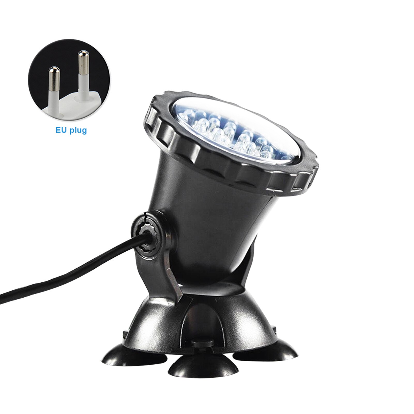 RGB Remote Control Suction Cups Waterproof IP68 Submersible Spotlight Waterfall Lawn Light Pond Pool Color Changing Landscape