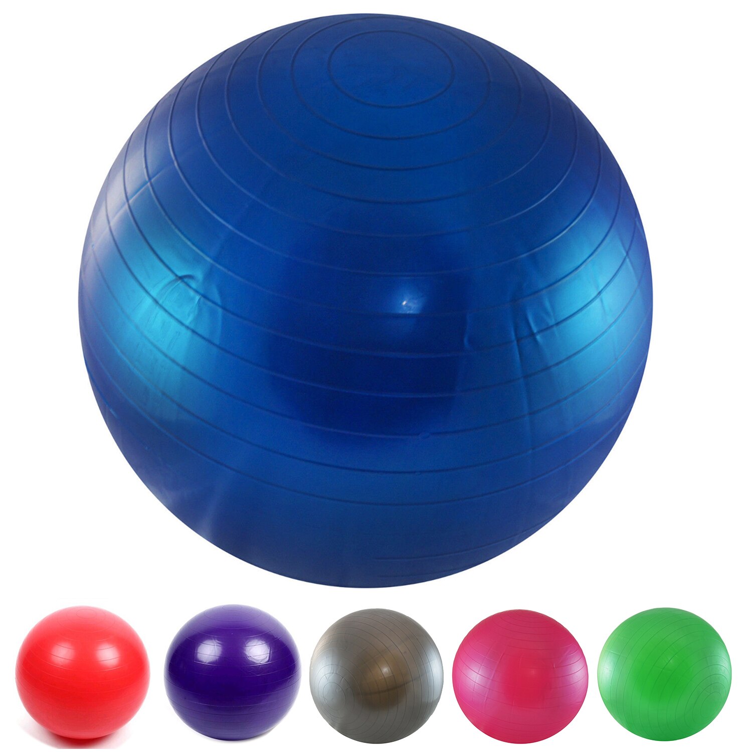 Balanceren Stabiliteit Bal Voor Yoga Pilates Anti-Burst, 45Cm Rood