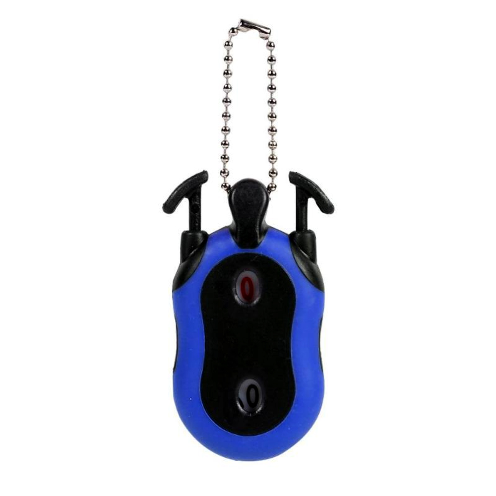 1Pcs Handige Mini Golf Stroke Shot Put Score Counter Tally Keeper Met Sleutelhanger: Blauw
