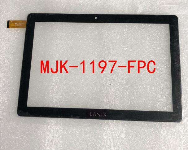 10.1 &#39;&#39;nero Tablet pc per MJK-1197-FPC touch screen digitizer vetro touch panel sensore X LANIX ILIUMPAD RX10