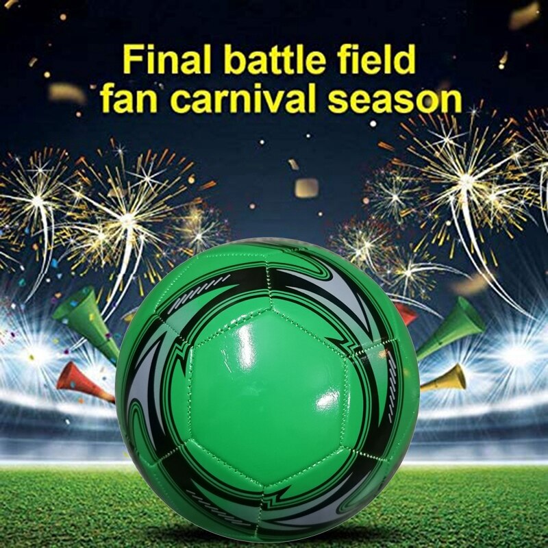 Professional pvc football ball size e 5, official football training football ball, competition outdoor football, green