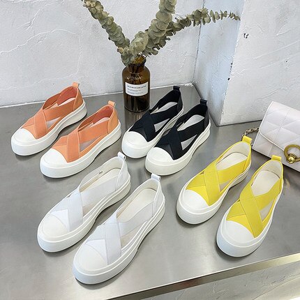 neue frühjahr und sommer frauen Fischer schuhe farbe passenden elastische Band hohl atmungs dicken boden schwamm kuchen faul o