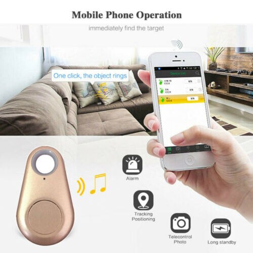 Smart Bluetooth Tracking Tag Wireless Bluetooth 4.0 Anti-Lost Alarm Key Finder Kids Elderly Pets Tracker Locator 3D27