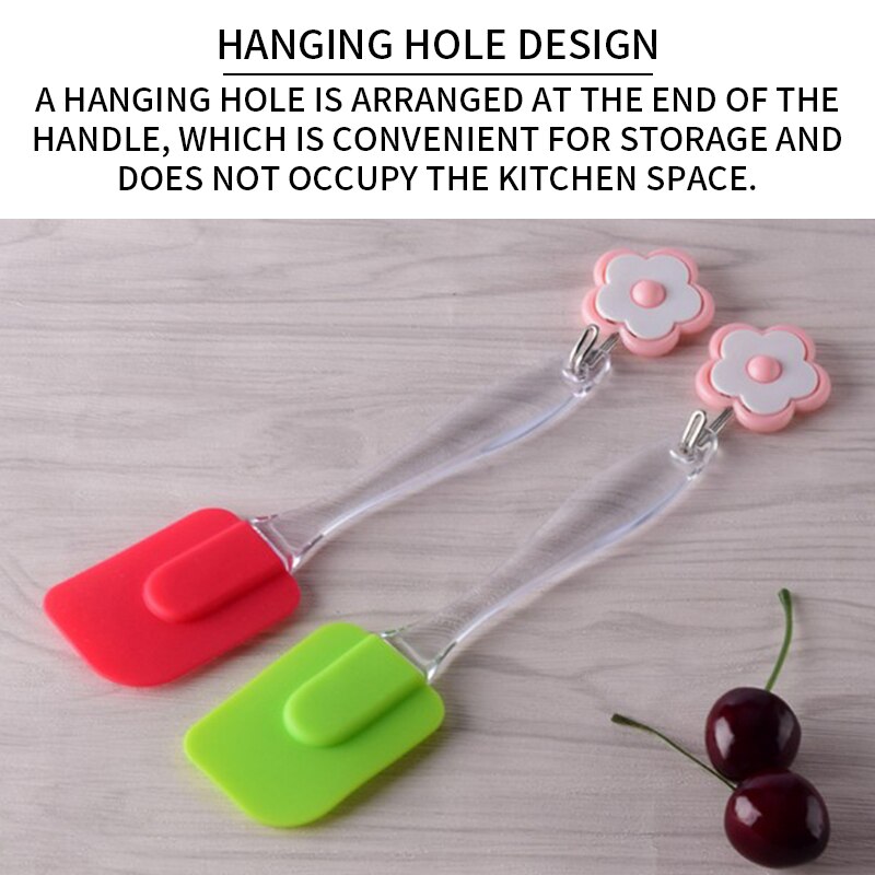 Espátula para hornear pasteles espátula antiadherente de grado alimenticio, cuchara para mantequilla, espátula de silicona para cocinar, pala de goma, herramientas de panadería
