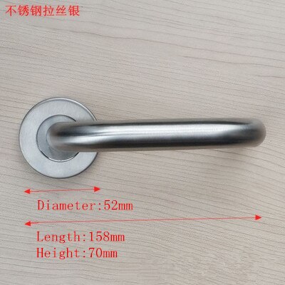 Stainless Steel Fixed Door Handle Furniture Knob Wall Garden 1Pc: EM003SS