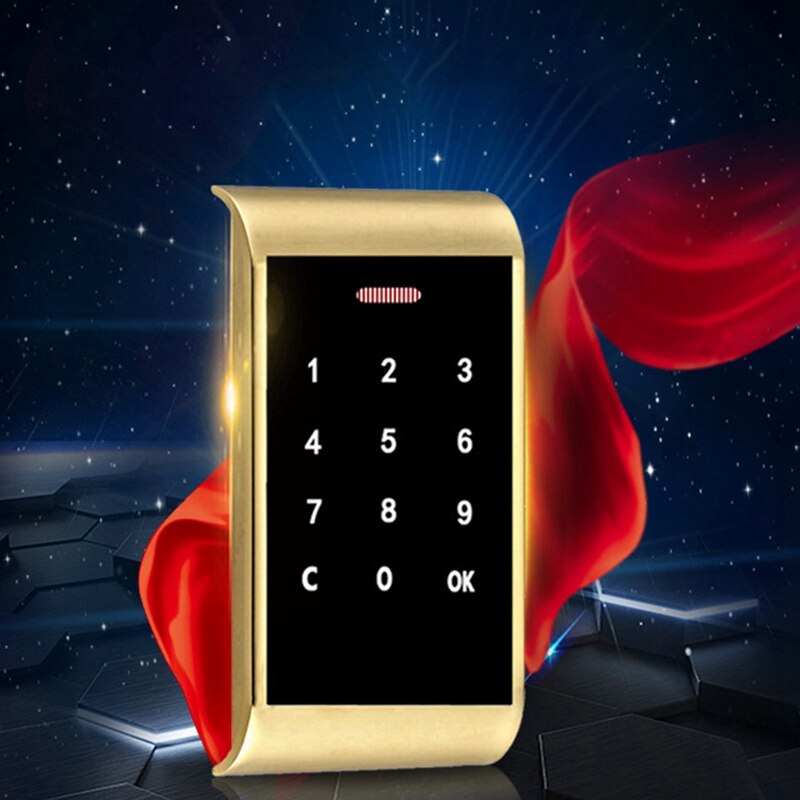 SHGO -Touch-Smart Code Lock Electronic Code Lock Suitable for Locker File Cabinet Sauna Cabinet Door Lock