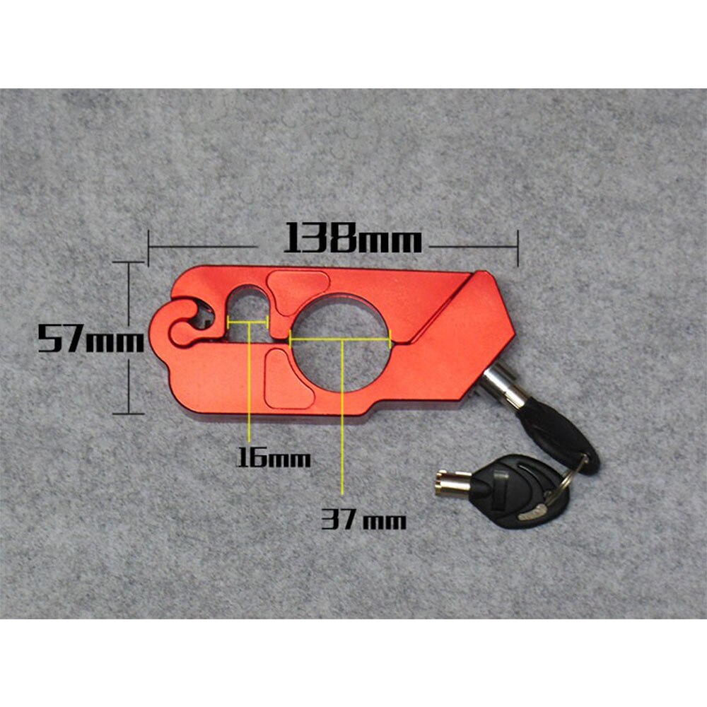 Moto antivol aluminium poignée poignée frein levier serrure pour YAMAHA yzf r3 t-max 500 ybr 125z pour HONDA cb 500x msx 125 etc.