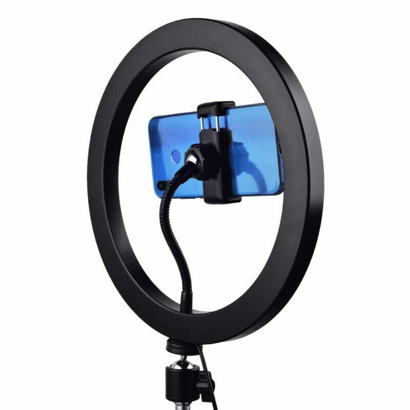 LED Ring Light 10Inch Dimmable Selfie Lamp Photography Camera Phone Light for Makeup Video Live Studio