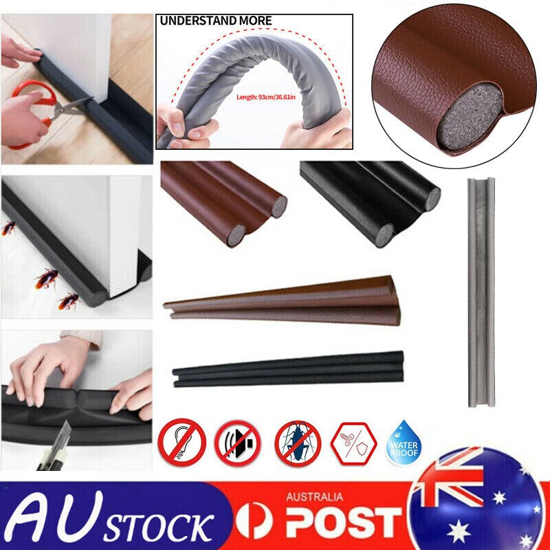 Flexible Door Bottom Sealing Strip Sound Proof Noise Reduction Under Door