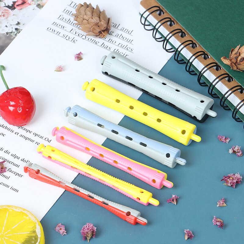 10 stuks/partij haarkrultang trekkern haarroller krultang haartool magische haarkrulspelden rollers voor haar kapperssalon gereedschap