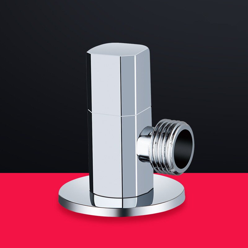 Filling Valves Brass Angle Valves 1/2"Male x 1/2" Male Chrome Finished Bathroom Bidet Valve Bathroom hardware Kitchen Sink Valve