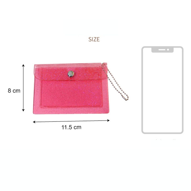 transparent Wasserdichte Pvc Frauen Karte Brieftasche fallen Visitenkarte Halfter Männer Kreditkarte Tasche Ich würde Karte Mini Brieftasche Mädchen Münze geldbörse