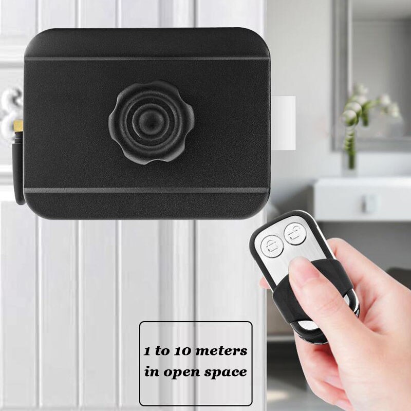 Kauko-oven lukko aa paristokäyttöinen langaton elektroninen lukko ei johtoa autolock oven portin sisäänkäynti tai avainpoistumiskytkin