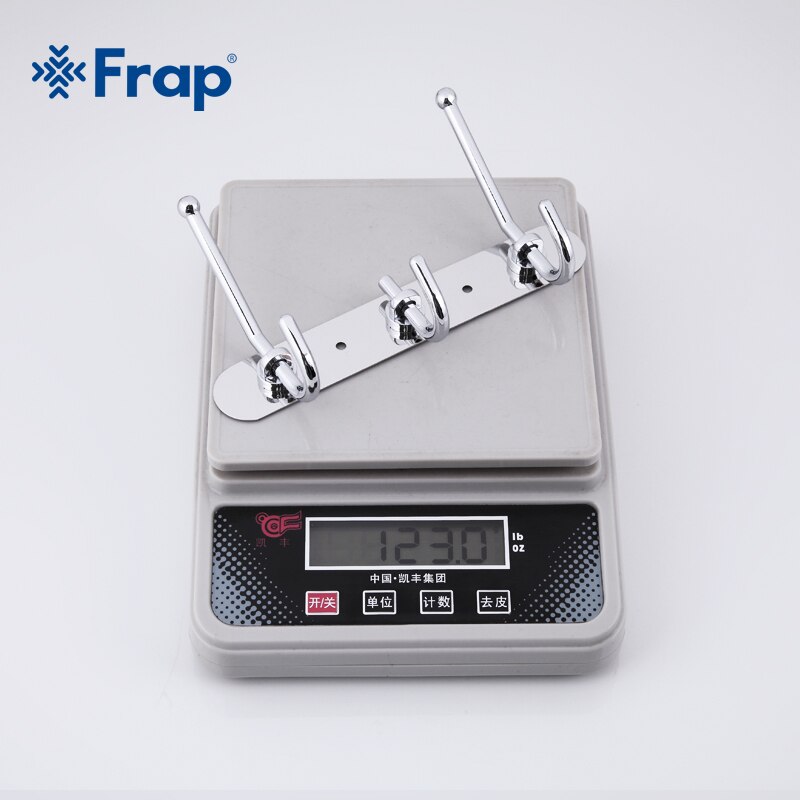 Frap zinklegering verchroomd Kleding Haak Vaste Badkamer Handdoek Hanger F201-3
