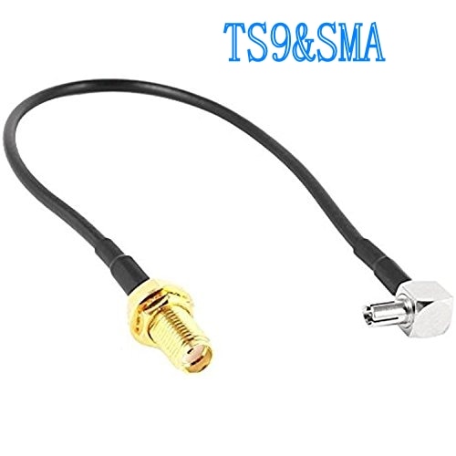 External Antenna Adapter Cable Pigtail SMA Female to TS9 Male for USB Modems & MiFi Hotspots for MF861 ac790s 320U AC815S