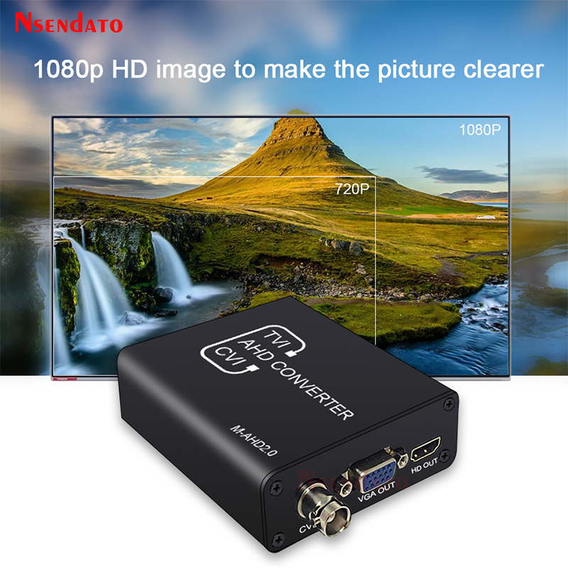 AHD TVI CVI CVBS Naar HDMI-converteradapter, Multimedia Full HD 720P 1080P 3MP 4MP 5MP 8MP BNC Naar HDMI-videoadapter voor Monitor HDTV DVR