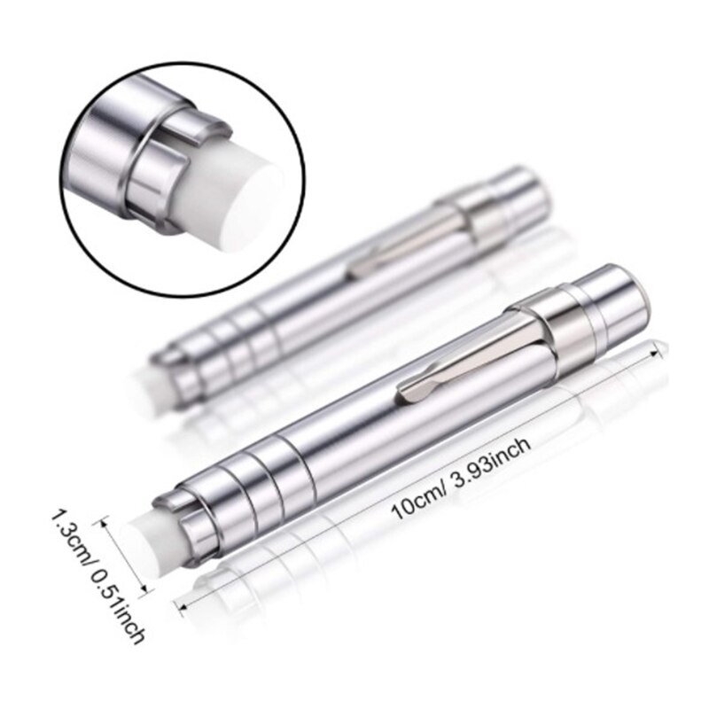 Soporte para tizas de aleación de aluminio de 8 uds, Clip de tiza para maestros portero de tiza sin roturas, pintura y escritura para niños