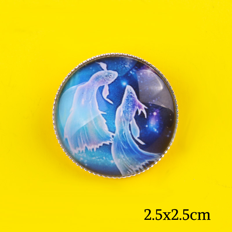 Hermoso Paisaje pintura insignias de Epoxy para mochila broches Pin insignias para pinzas para ropa para mochilas Placa de de la joyería de DIY: HZ0461XZ