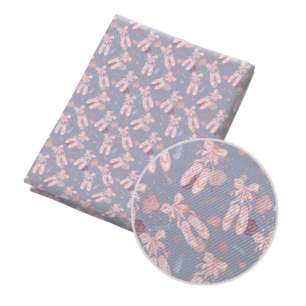 Tissu Kawaii en coton Polyester pour fille, rideau de vêtements pour enfants, housse de coussin, dessin animé, danse de Ballet, bricolage, 50x145CM: PL0499