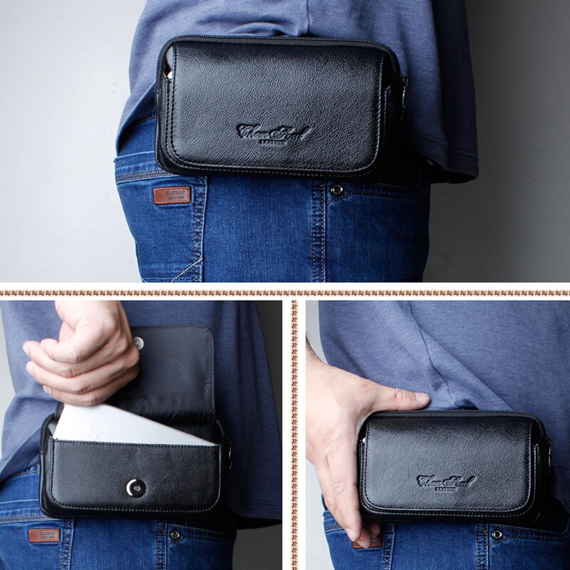 Para umideli F2 Funda de cuero cinturón gancho Loop Bolsito de cintura al aire libre funda de bolsa de teléfono para umideli A5 PRO Android Phone 6,3"