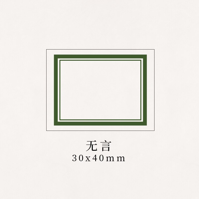 Sello de madera y goma para decoración de tarjetas para álbum de recortes DIY, Marco planificador de vida diaria, Retro, para manualidades en relieve: 6