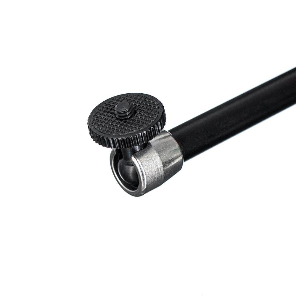 11" stainless steel aluminum led flash light articulated arm adjustable flash brackets support for lcd monitor dslr flash light