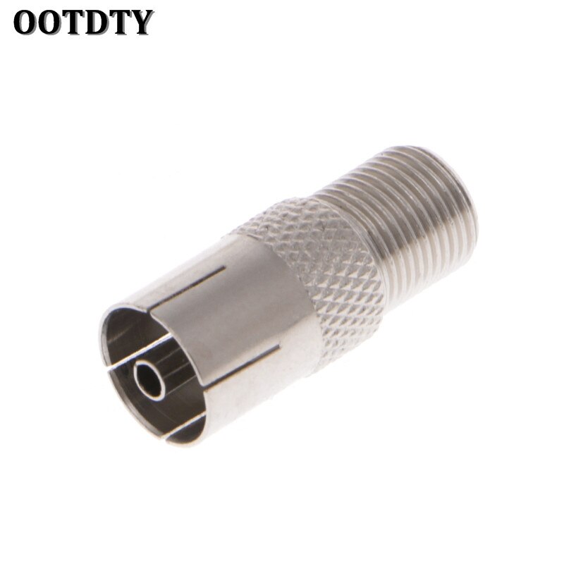 OOTDTY – prise femelle F vers Jack femelle PAL, adaptateur coaxial RF droit, connecteur TV de type F, 10 pièces