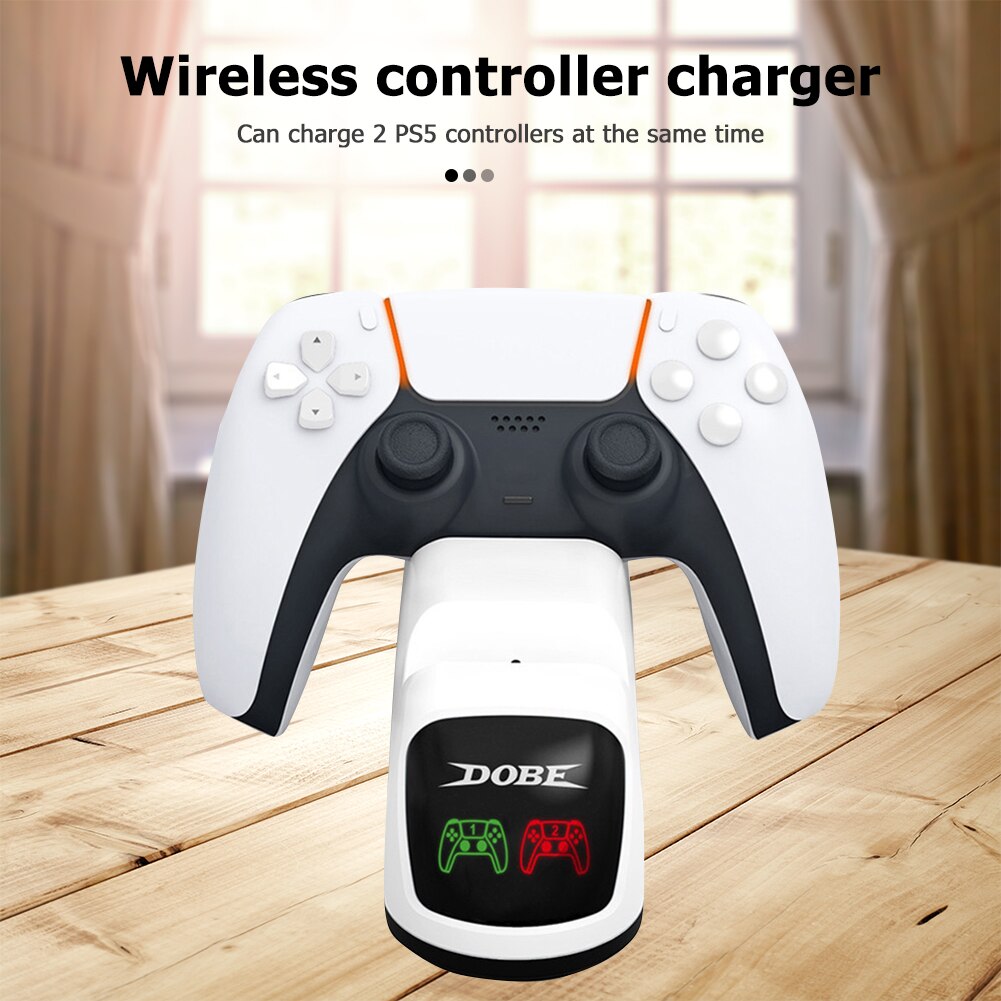 Dual Controller Charger Fast Charging Dock Stations for DualSense Accessories Electronic Machine Accessories
